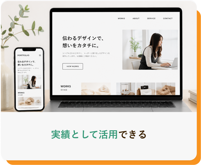 実績として活用できる