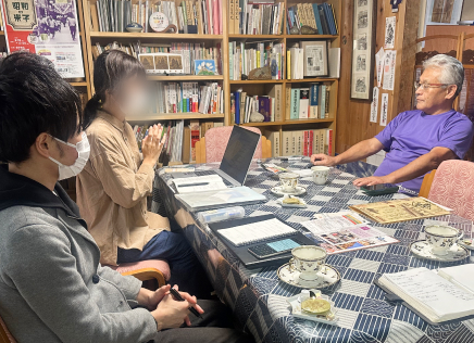 クライアントとの打ち合わせ風景